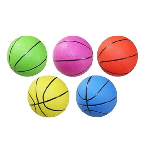 2 st Uppblåsbar Basket Mini Bouncy Basket Sport Ball För Barn Barn Basket
