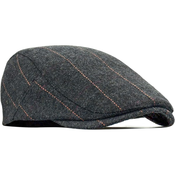 Herr Basker Flat Cap Golf Driving Newsboy Hat Flat Cap - Ullfilt