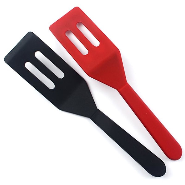 Mini Brownie Servering Spatel Fleksibel Non-stick Silikone Server Turner Varmebestandig Cookie Spatel Rød
