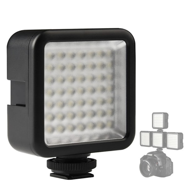 1 st W49 LED-fyllningsljus 49 LED-fotograferingsljus bröllop DV-kamera
