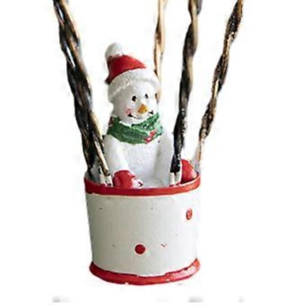 Juletre Anheng Julete Ornament Dekorasjon Nordisk Samleobjekt Morsom Juletre Anheng for Fest Hjem Utendørs Style B 5.5cmx11cm