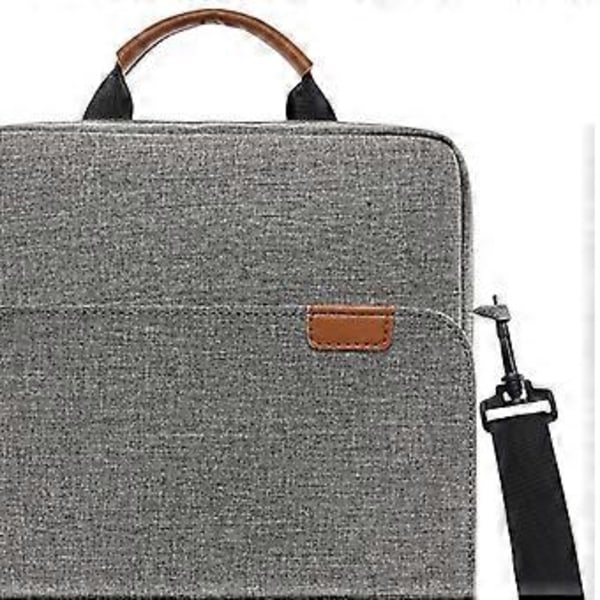 Pekskärm Tablet Väska Fodral Crossbody Väska Yttre Dragkedjeficka för Mindre Saker Organiserad Hållbar Slitstark Dammtät Handväska (L Grå) L Gray