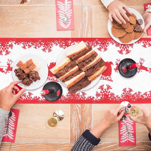 Julebordløper Flagg Elg Julebordløper Lang Non-S