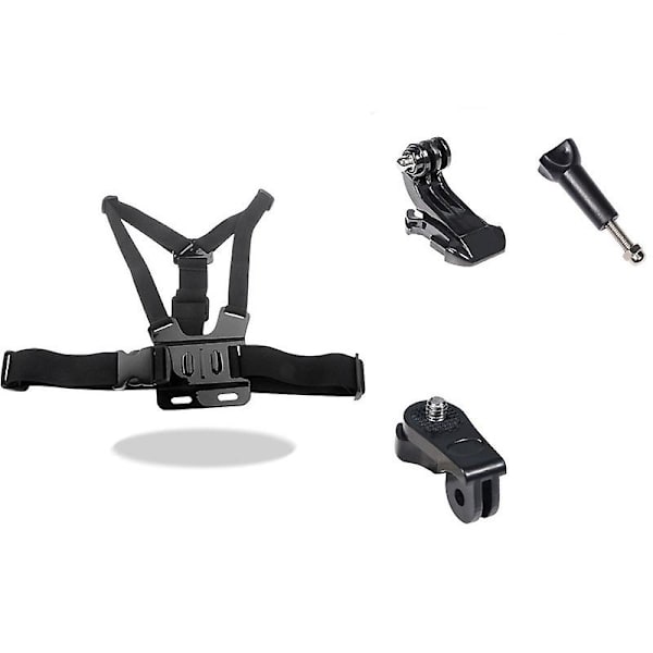Brystmonteret sele Chesty Strap kompatibel med Gopro Hero og actionkameraer Fuldt justerbar brystrem（Type C）