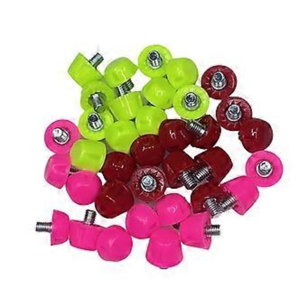 12 st Professionella Fotbollsskosdubbar för 5MM Gängade Fotbollsskor 10mm/7mm Fotbollssko Ersättningsspikar Grön Green 7mm