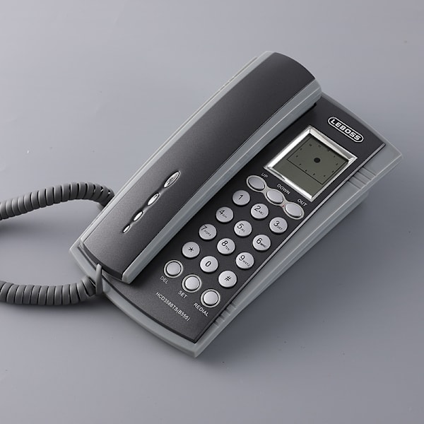 Kablet telefon - Liten hjemtelefon - Fasttelefon med anrops-ID-skjerm