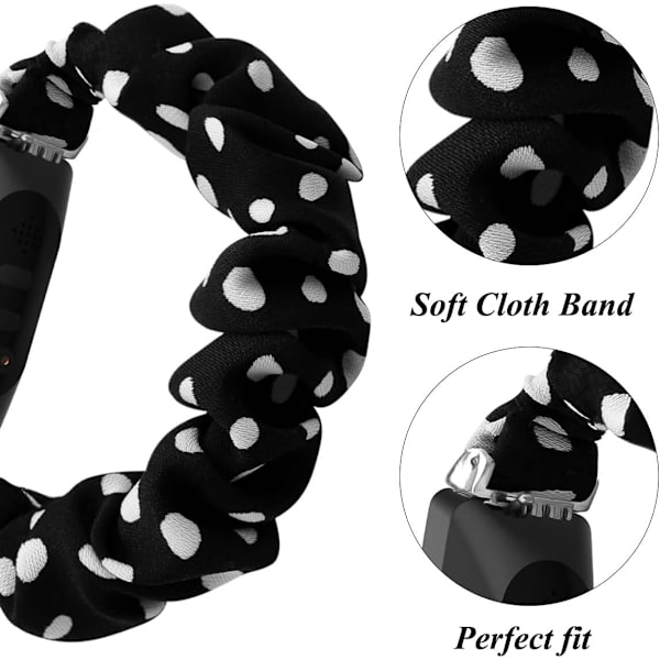 Scrunchies yhteensopivat Fitbit Inspire 2/Inspire HR/Inspire Ba