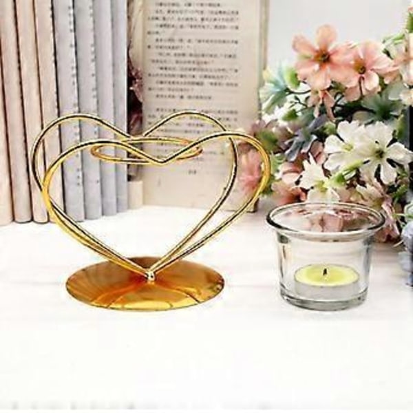 Geometrisk Lysestake Tealight Holder for Bryllupsfest Hjemmeinnredning (B) B