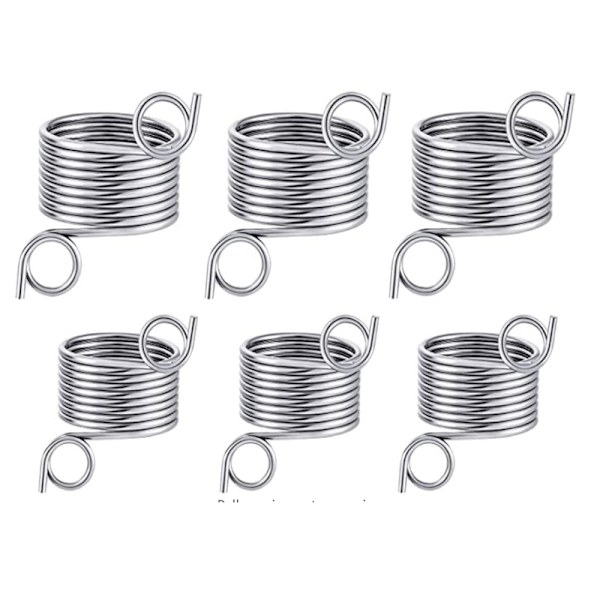Håndvævede sweaterærmer guide spole, praktiske ledere i rustfrit stål, håndlavede uldvævningsgadgets (6 stk)