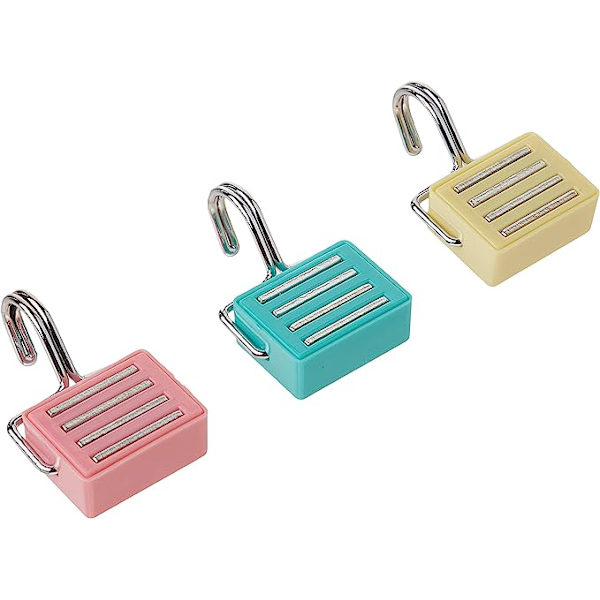 Monipuoliset magneettiset koukut, luovat magneettiset koukut, supervahvat magneettiset koukut, värikkäät magneettiset koukut, vahvat magneettiset koukut, 3 kpl