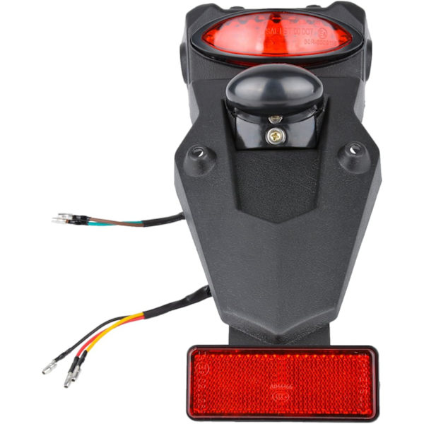 Universal 12V LED-bakskärm och bakljus för motorcykel med bromsljus