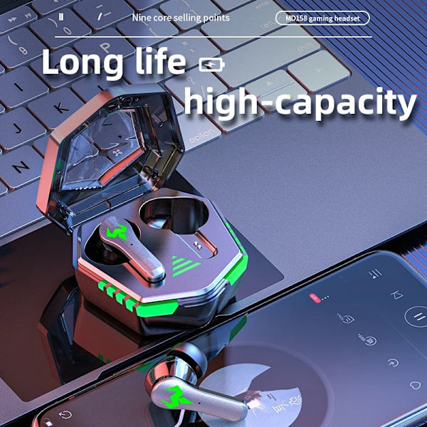 Langaton Bluetooth-kuuloke n35 TWS Sports Stereo Gaming N35 Low L