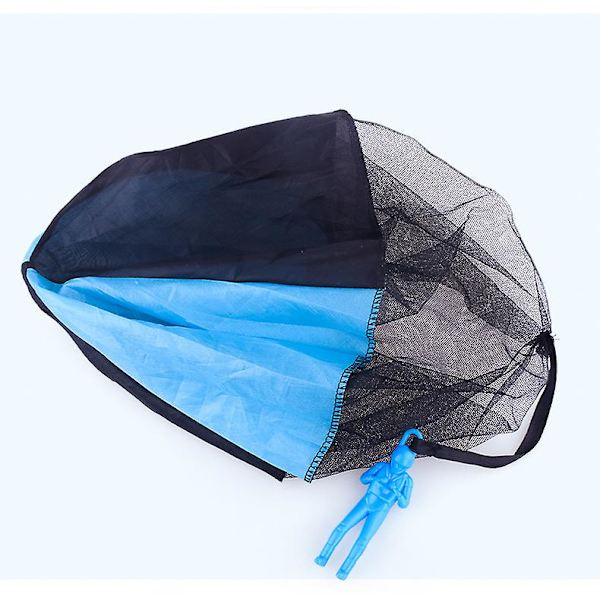 2 st Hand Throw Parachute Män Set Tangle Free Flight Kreativ Slumpmässig Färg Leksak För Pojkar Och Flickor