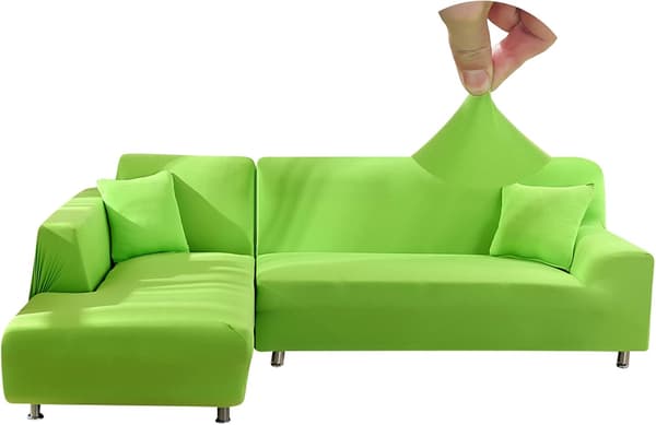 Sofaovertræk Elastisk Spandex Stretch Sofaovertræk til L-formet Sofa