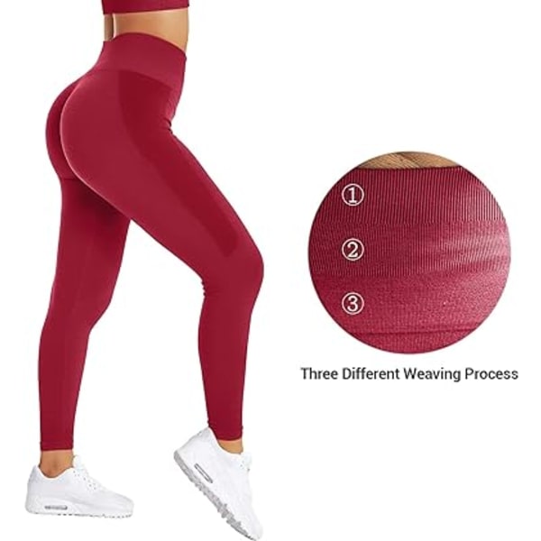 Kompressio urheiluhousut naiset Jooga Pitkä Slim Fit Fitness Opaqu