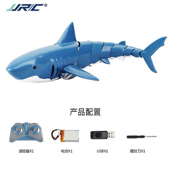 Jrc S10 2,4 g fjärrkontroll Shark vattentät simuleringsmodell med flexibla leder
