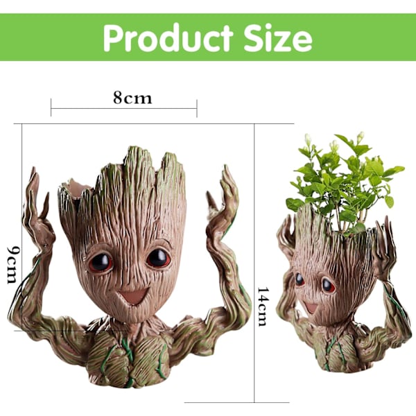 Baby Groot Blomsterpot, Baby Groot Actionfigurer Mode Guardians