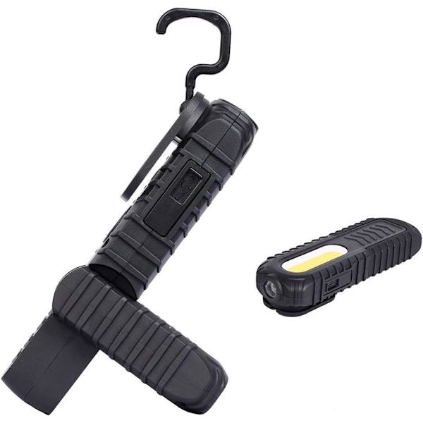 Genopladelig LED-arbejdslampe, 15W COB Front LED-inspektionslamper