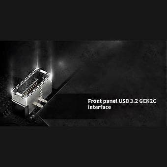 USB 3.2 Frontpanelkabel Svart 20Pin Typ E till USB3.1 Typ A Kabel för DIY-entusiaster och Datormontering 0.2m