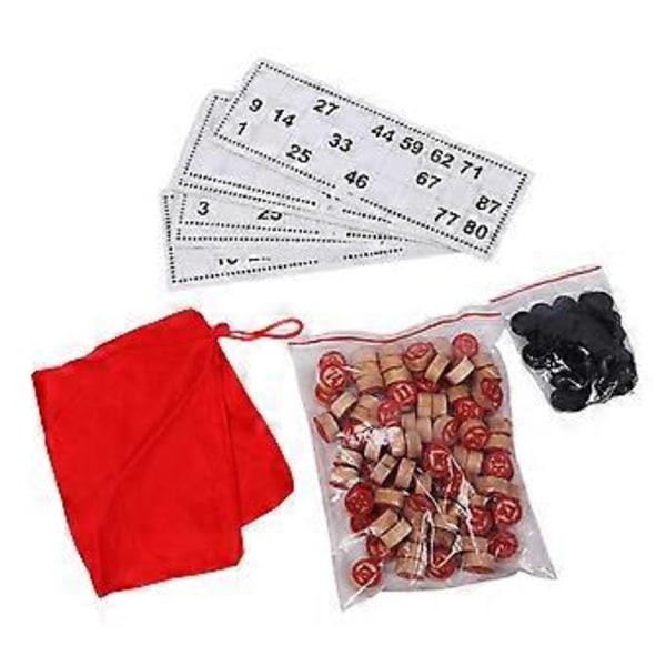 Lotteri Bingo Spel Rysk Lotto Spel Bingo Spelset för Vänner Barn Familj()