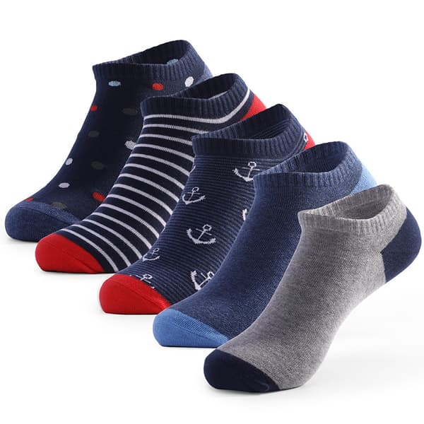 5 stk. Herre Multi-Pack Ren Bomull Shallo Mouth Ventilerende Comf