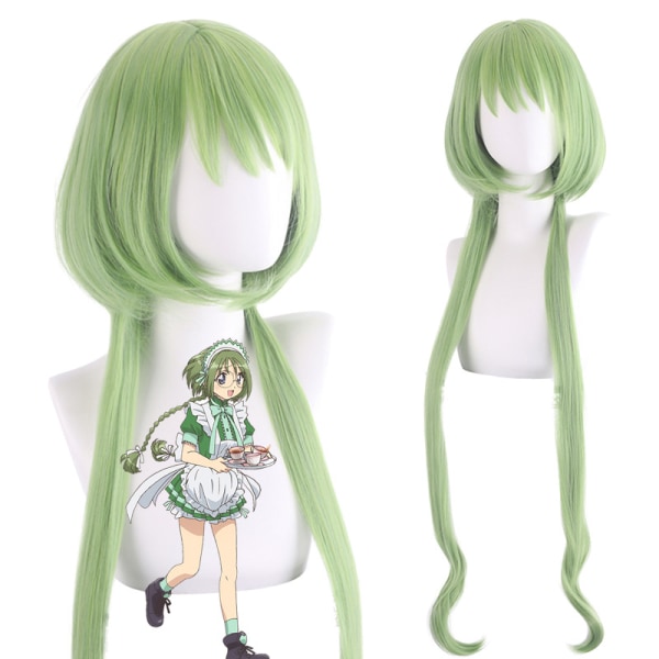 Tokyo Cat Bichuan Cosplay Wig Green Lettuce Short Pear Flower Car