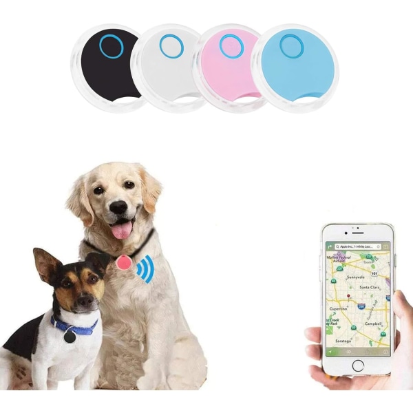 4 Pakke Smart Bluetooth Tracker & Bluetooth Key Finder – Nøglelocat