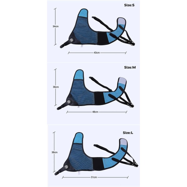 Bueskyting Brystbeskytter - Rh 3d Mesh Designet（S Blå）