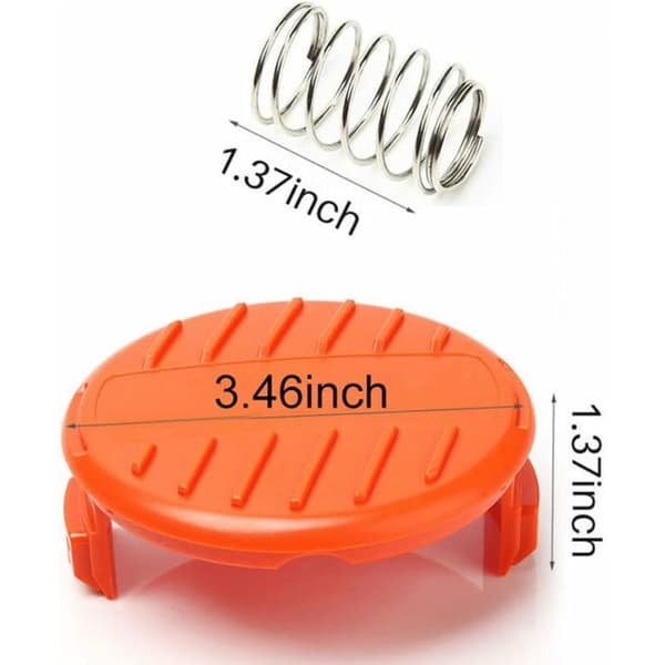 2 stk. spolekappe + fjeder reservedele til BLACK+DECKER
