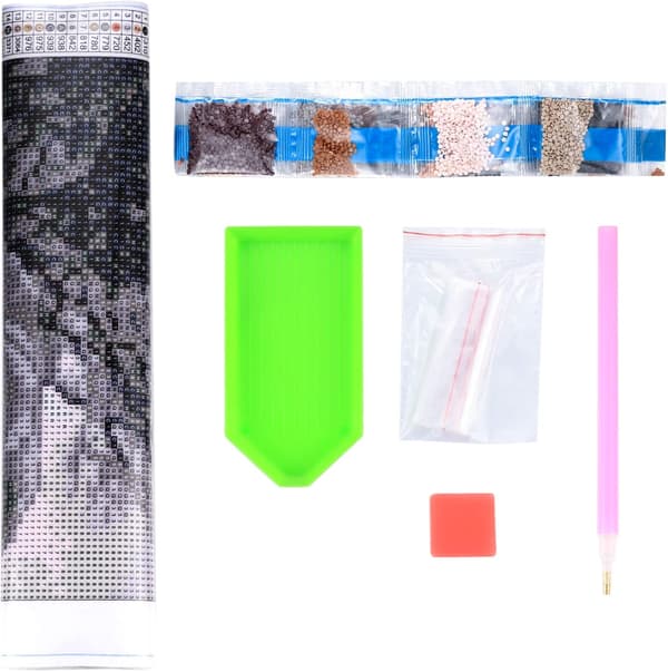 5D diamantmaleri kit (egern)