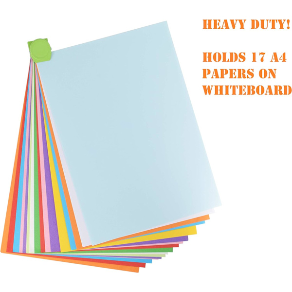 4 färger Multicolor Metall Magnetisk Klämma, Kylskåp Whiteboard Magnet
