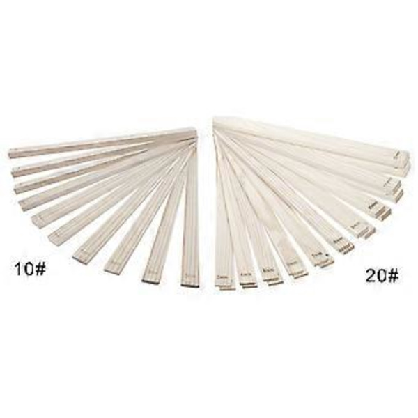 10/20 st 5/10 Storlek Rullande Lerstång Guide Keramikverktyg Lerverktyg Keramikundervisning Rullande Lerstång Guide för Hantverk 20 sticks