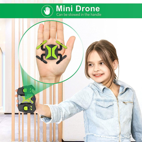 Drone med kamera Drönare för barn nybörjare, RC Quadcopter wit