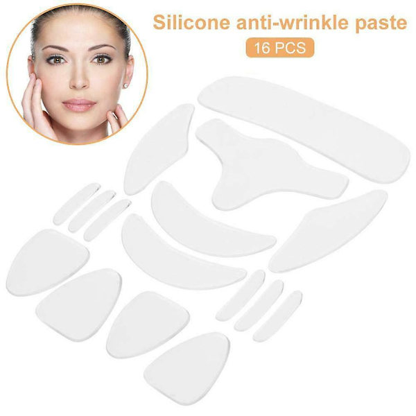 Anti Wrinkle Pad 16kpl Ek Patch Kasvojen Kohotus Otsa Tarra Iho Hoito Näkymätön Tehokas Koti Matka Läpinäkyvä