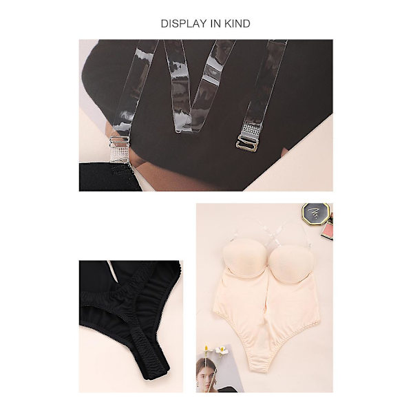 Heltäckande bygelbehå, sexig bralette-underkläder, stor byst, visar liten, samlande behå (XL)