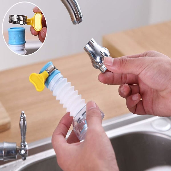 2 st vridbart stänksäkert kranmunstycke, kranvattenbesparande anordning, används i kök, badrum och duschrum