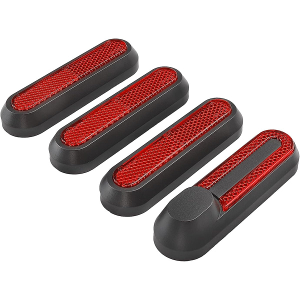 4 stk. plasthjuldeksler med refleksstripe for Xiaomi M3