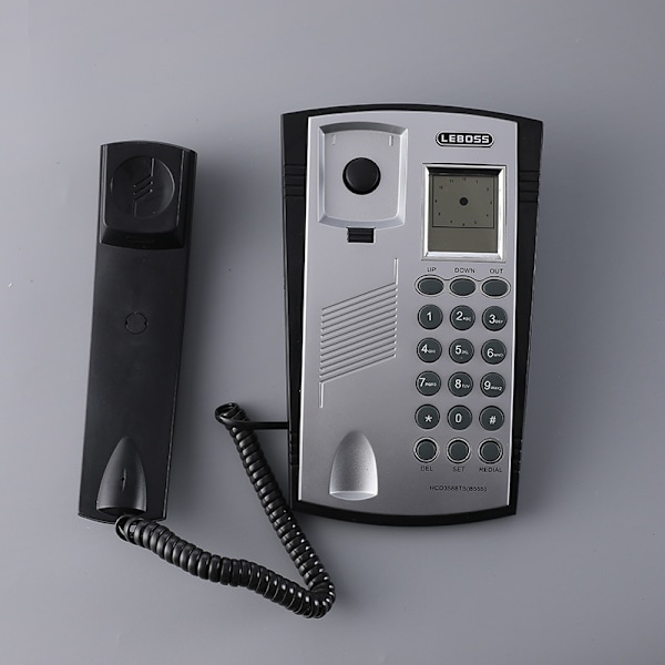 Sladdtelefon Liten Hemtelefon Fasttelefon med Nummerpresentationsdisplay