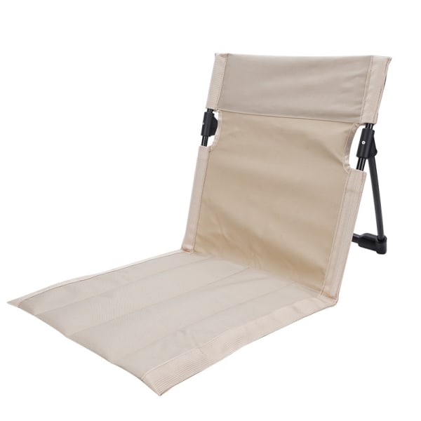 Sammenleggbar stol strandseng lav campingstol komfortabel ryggstøtte