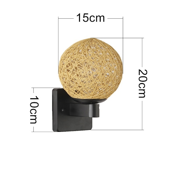 1 stk. Kreativ fuglerede vegglampe stue lampe moderne minimal