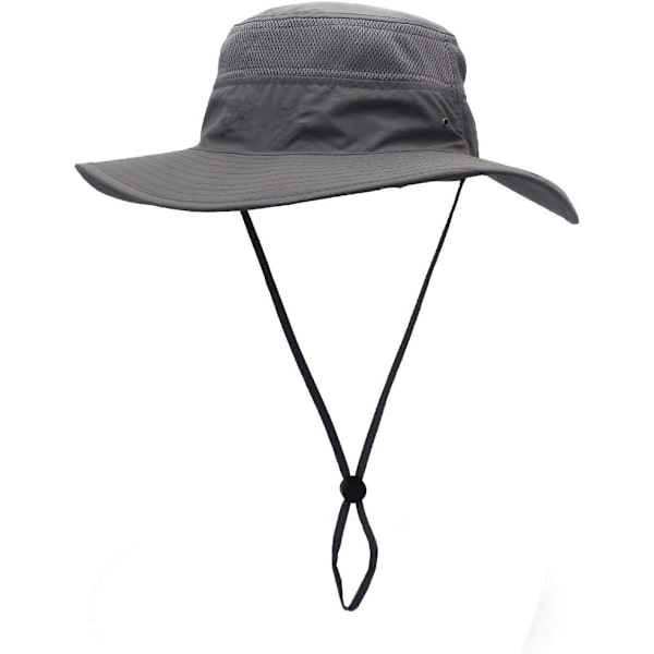 Solhatt för män kvinnor hopfällbar sommar anti UV fiskare hatt för T
