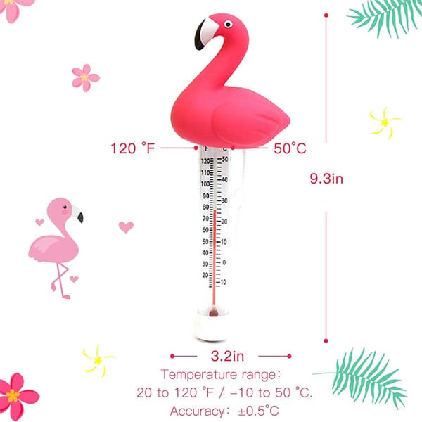 Flydende pooltermometer Flamingo flydende vandtermometer