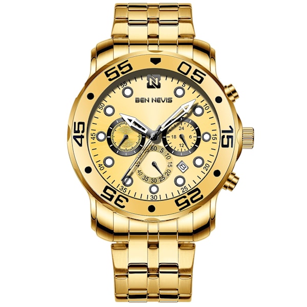 Ben Nevis Herre Quartz Ur Multifunktion Luminøst Armbåndsur