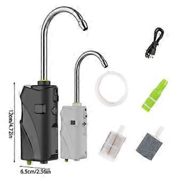 Akvariepump Fiske Tankar Vattenpump Fisk Tankar Syrepump Fiske Vattenpump Akvarieluftspumpar Vattendispenserpump White standard