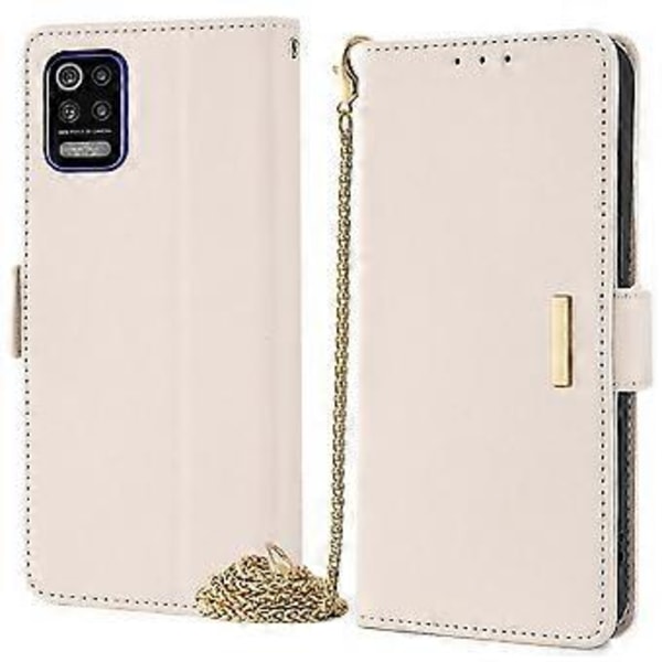Plånboksfodral för LG K52 RFID-skydd PU-läder Crossbody Telefonväska Style B