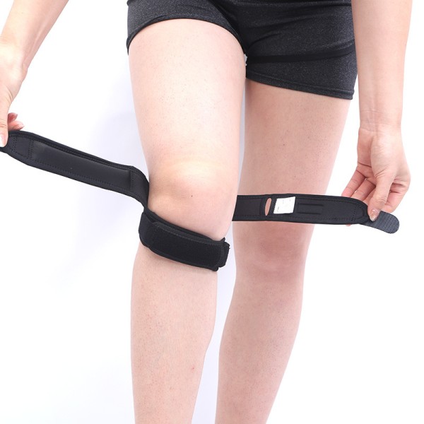 Knæstøtte Bandage Professionel Silikone Knæstøtte Pad Sports Bandage Strop