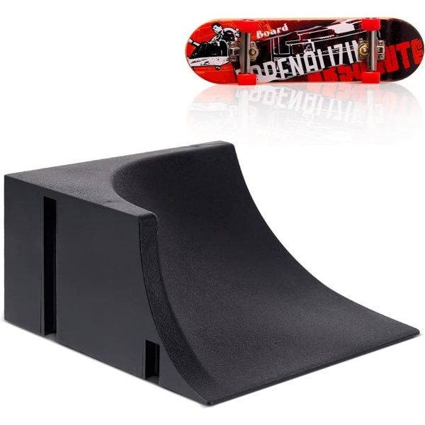 Mini Skateboard Rampe og Tilbehørssæt, Skate Park Deck Truck Boa