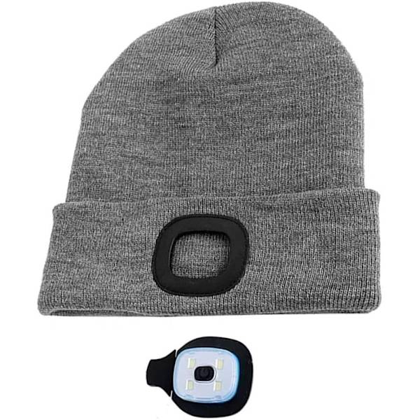 Gaveideer Mænds Hat med Lys Unisex LED Hue Gaveideer Fødselsdag Valentinsdag Fars Dag Originale Julegaver Let Vinterhue