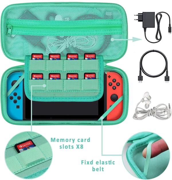 Fodral för Nintendo Switch - Bärväska för Nintendo Switch Cons