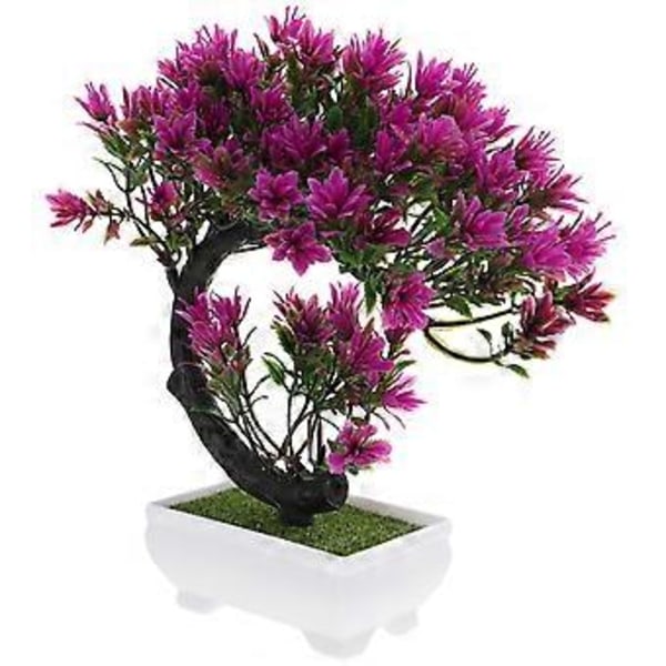 Simuloitu vihreä ruukkukasvi Tekokukka Bonsai Tekokasvi Koriste Kodin sisustus()